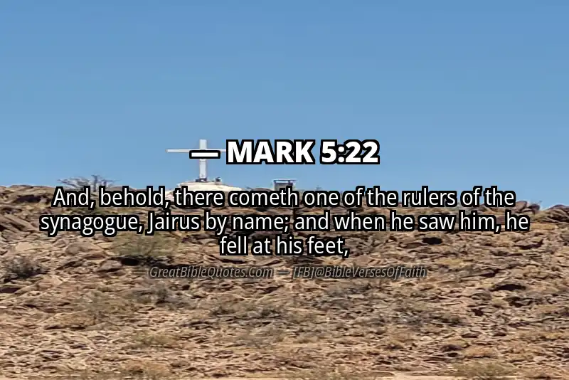 MARK 5:22 Verse