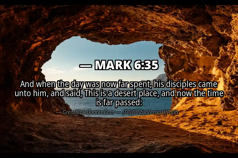MARK 6:35 Verse
