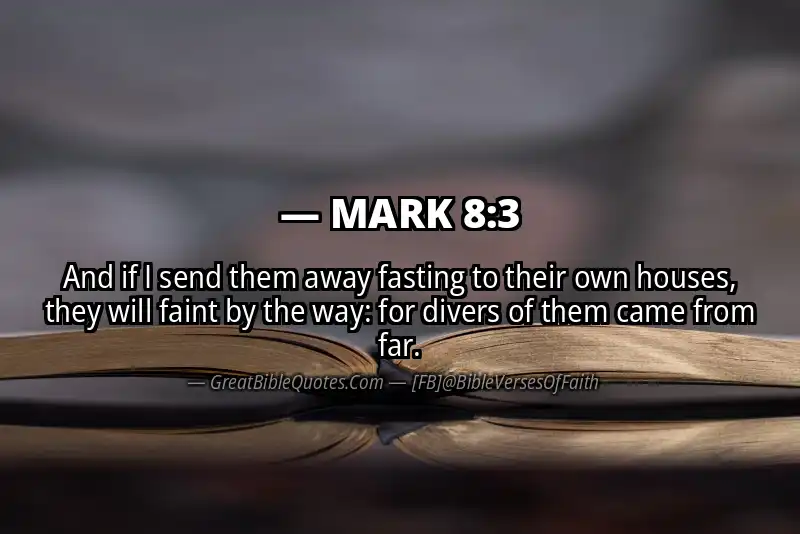 MARK 8:3 Verse