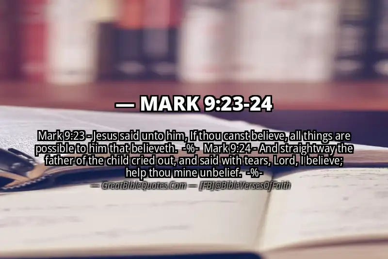 Image for MARK 9:23-24 Bible verse