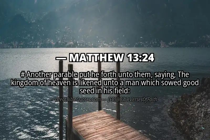 MATTHEW 13:24 Verse