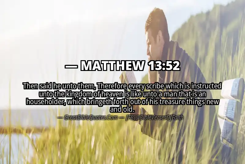 MATTHEW 13:52 Verse