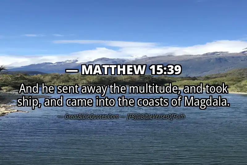 MATTHEW 15:39 Verse