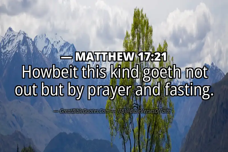 Image for MATTHEW 17:21 Bible verse