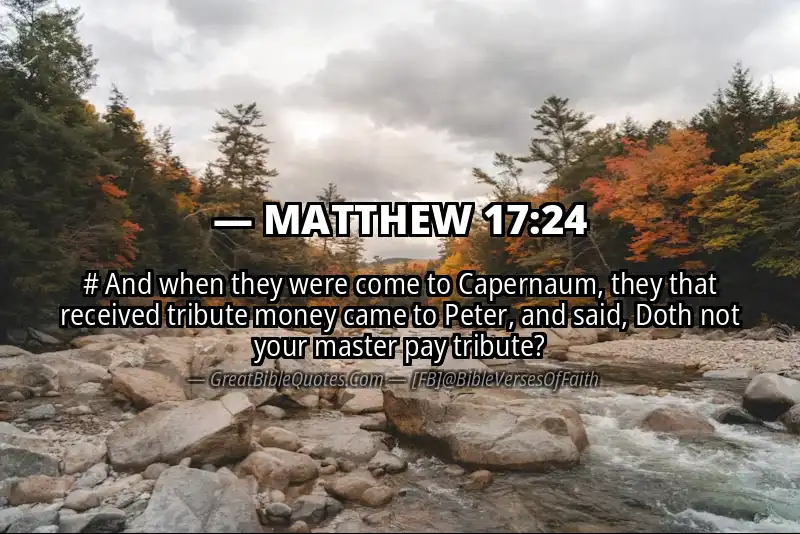 MATTHEW 17:24 Verse