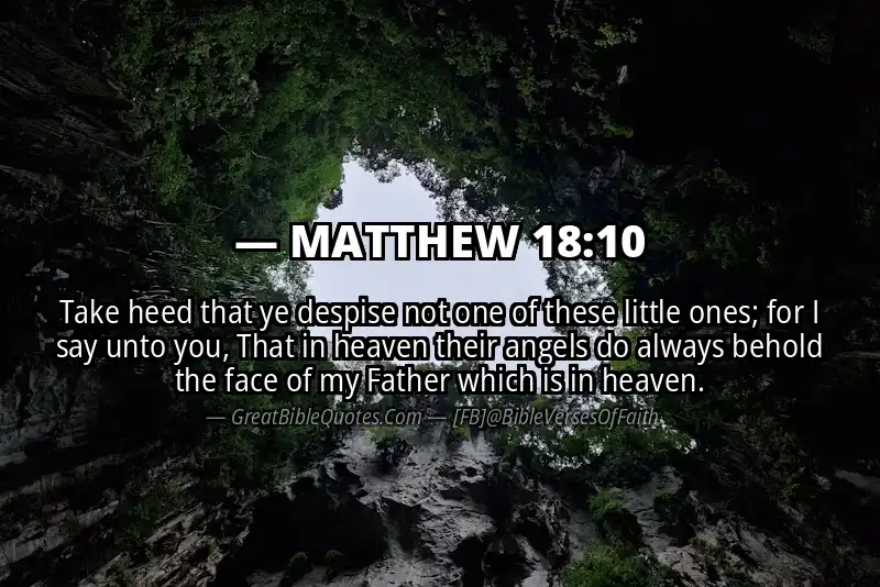 MATTHEW 18:10 Verse