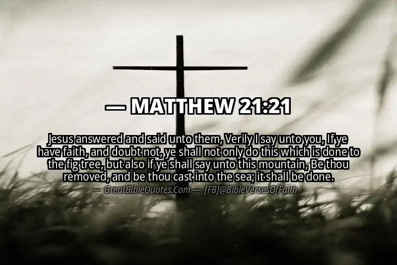 MATTHEW 21:21 Verse Image