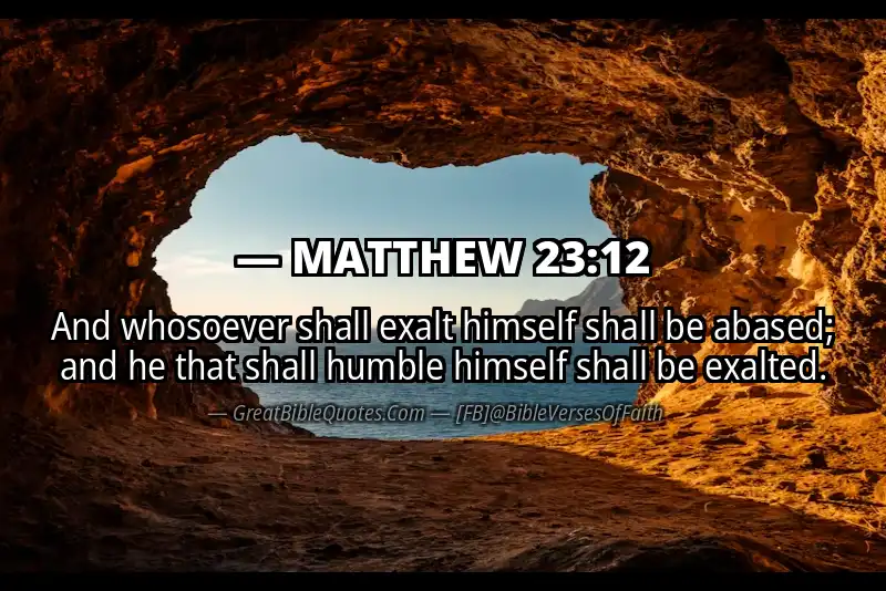 MATTHEW 23:12 Verse