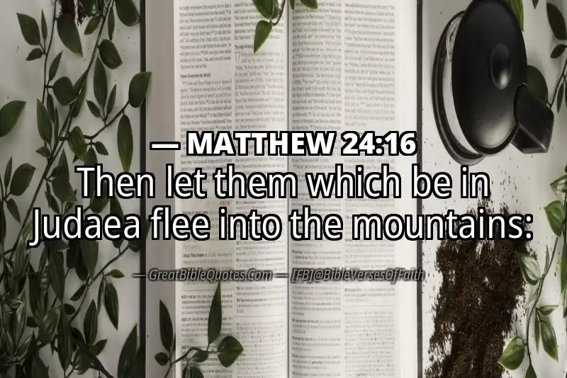 MATTHEW 24:16 Verse