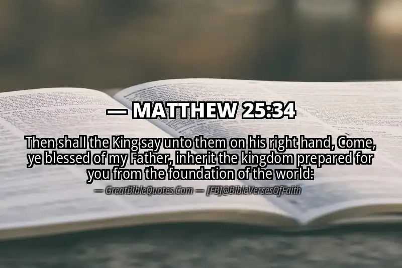 MATTHEW 25:34 Verse