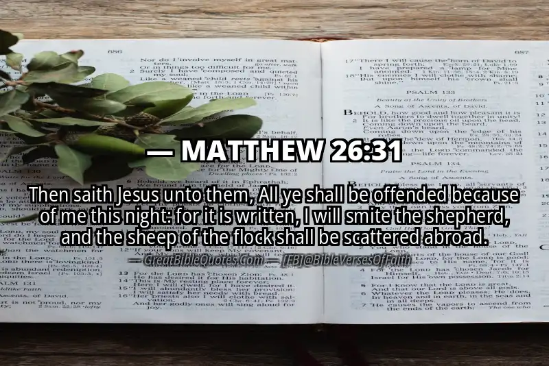 MATTHEW 26:31 Verse