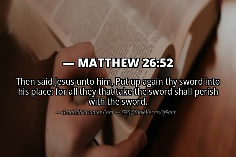 MATTHEW 26:52 Verse