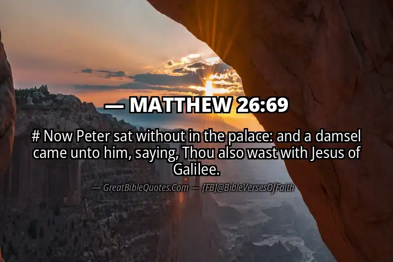 MATTHEW 26:69 Verse