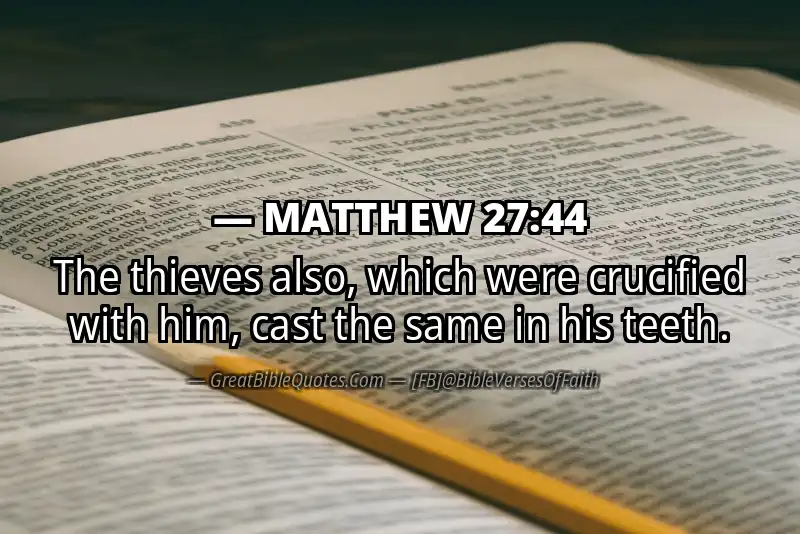 MATTHEW 27:44 Verse