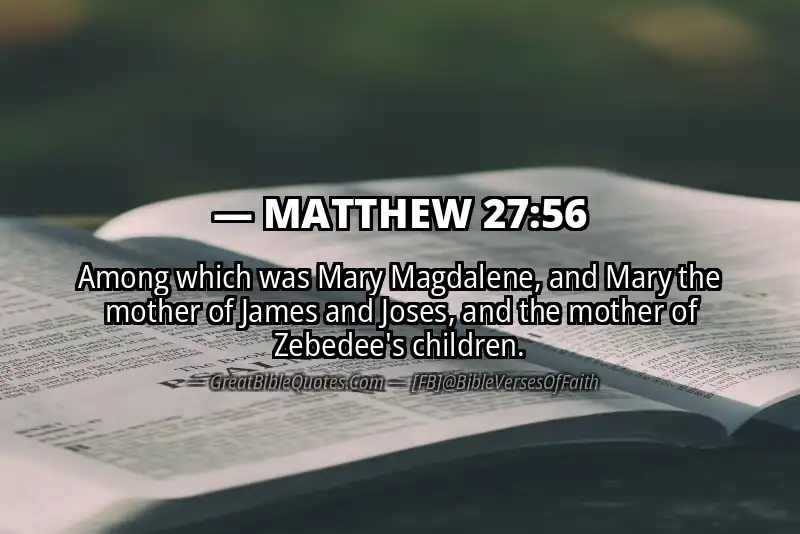 MATTHEW 27:56 Verse