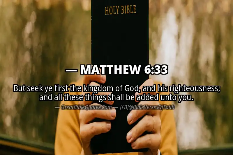 Image for MATTHEW 6:33 Bible verse