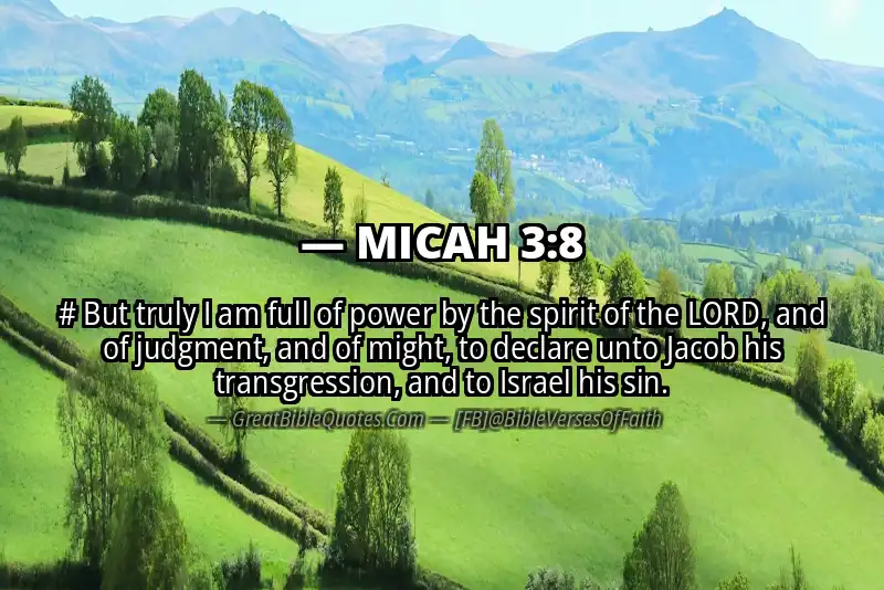 MICAH 3:8 Verse