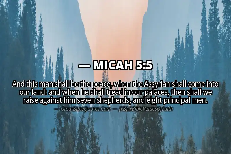 MICAH 5:5 Verse