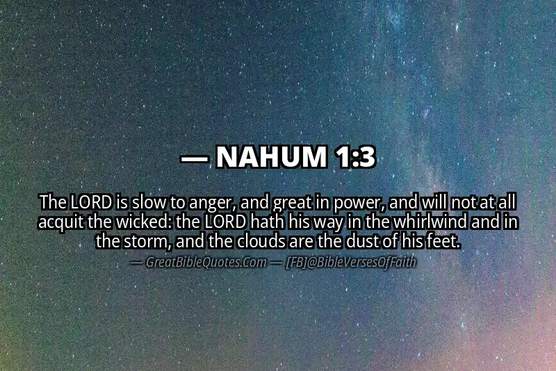 NAHUM 1:3 Verse