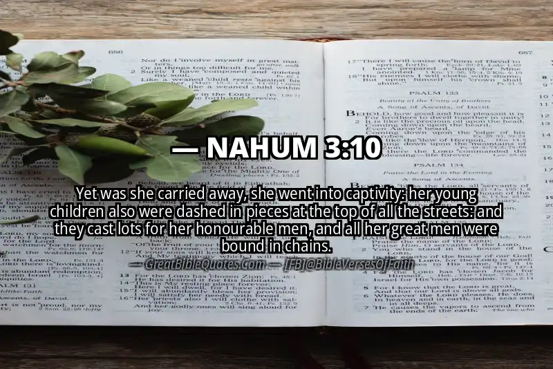 NAHUM 3:10 Verse