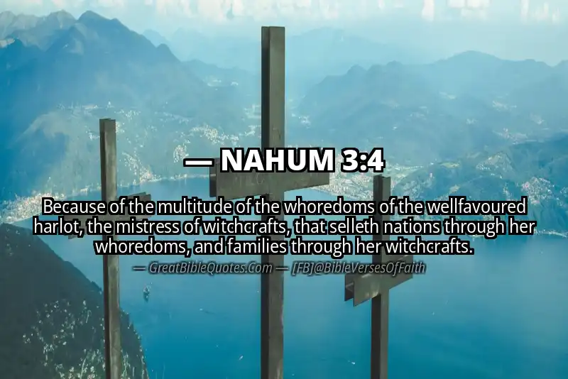 NAHUM 3:4 Verse
