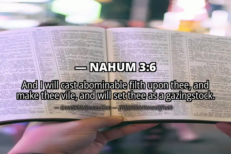 NAHUM 3:6 Verse
