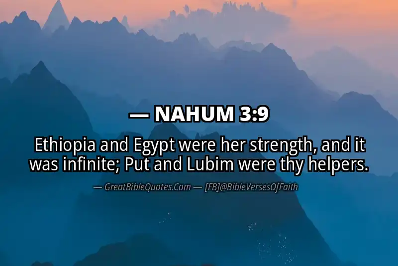 NAHUM 3:9 Verse Image