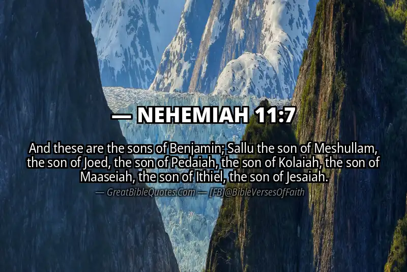 NEHEMIAH 11:7 Verse