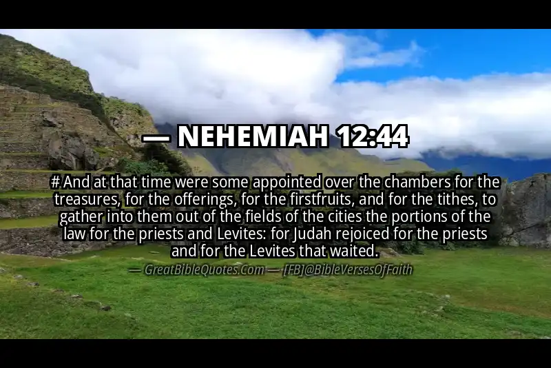 NEHEMIAH 12:44 Verse