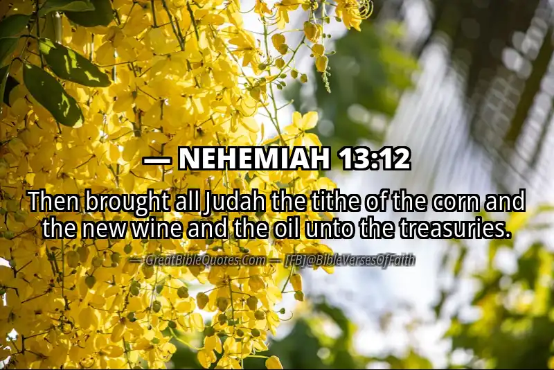 NEHEMIAH 13:12 Verse