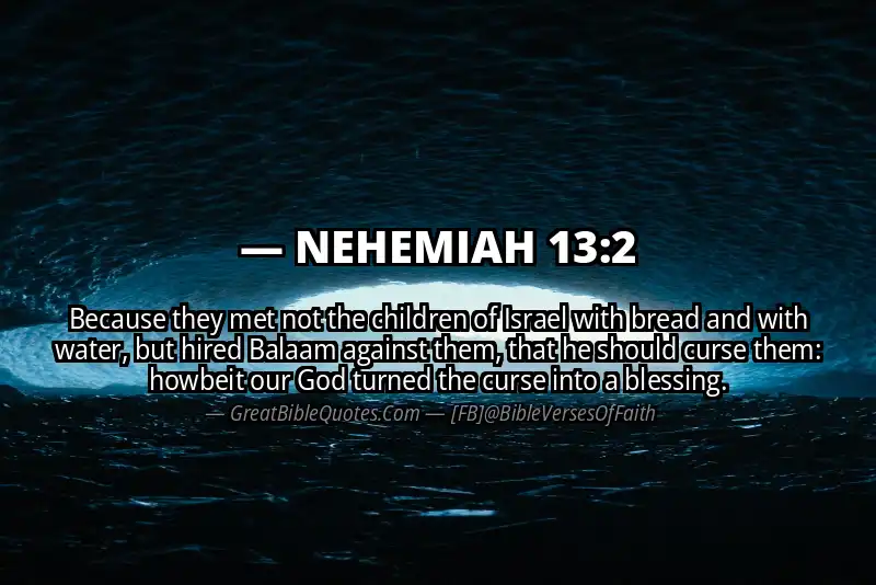 NEHEMIAH 13:2 Verse