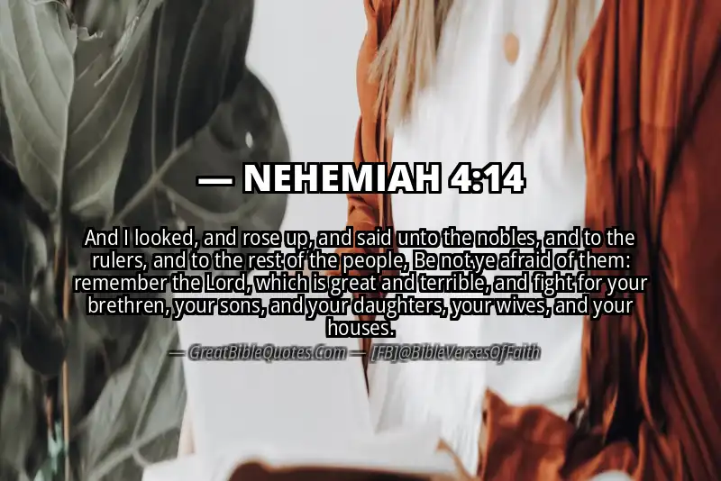 NEHEMIAH 4:14 Verse