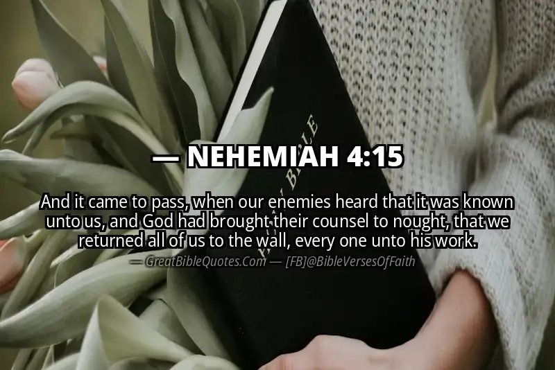 NEHEMIAH 4:15 Verse