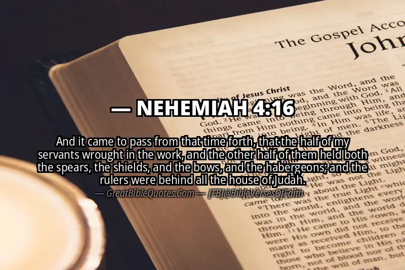 NEHEMIAH 4:16 Verse