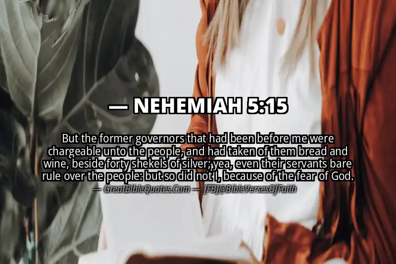 NEHEMIAH 5:15 Verse