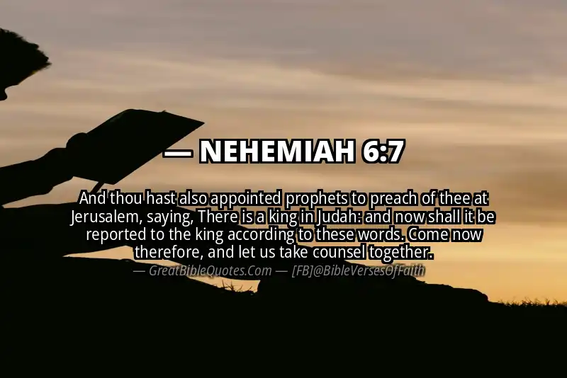 NEHEMIAH 6:7 Verse