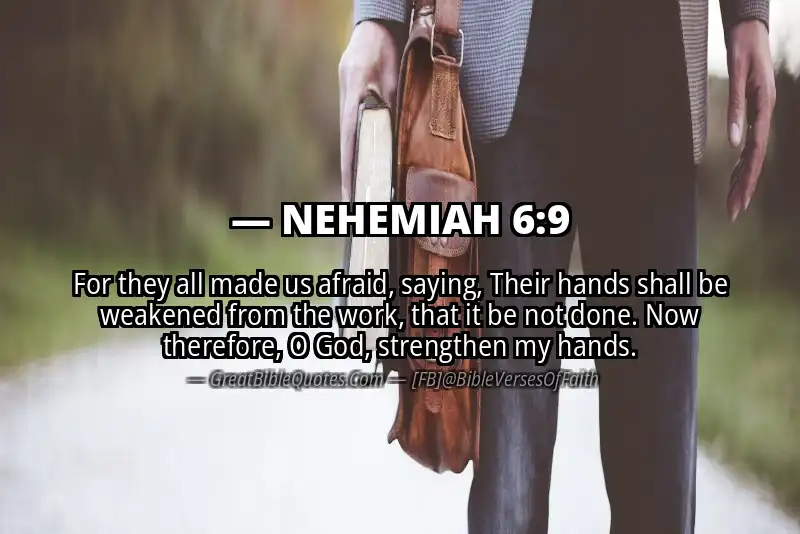 NEHEMIAH 6:9 Verse