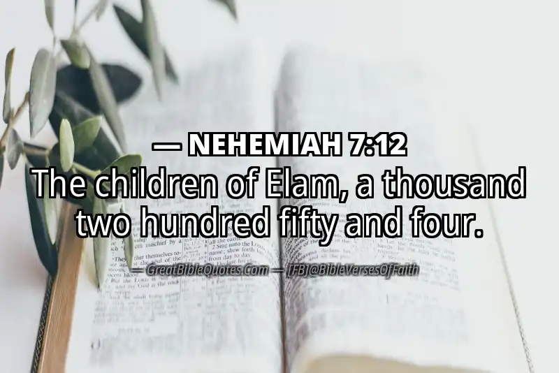 NEHEMIAH 7:12 Verse
