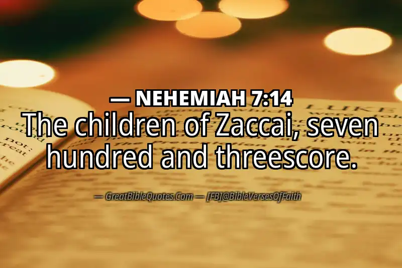 NEHEMIAH 7:14 Verse