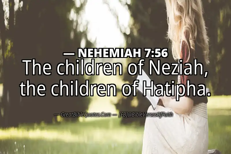 NEHEMIAH 7:56 Verse Image