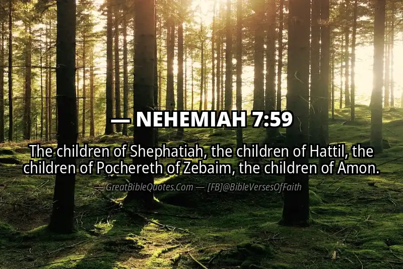 NEHEMIAH 7:59 Verse