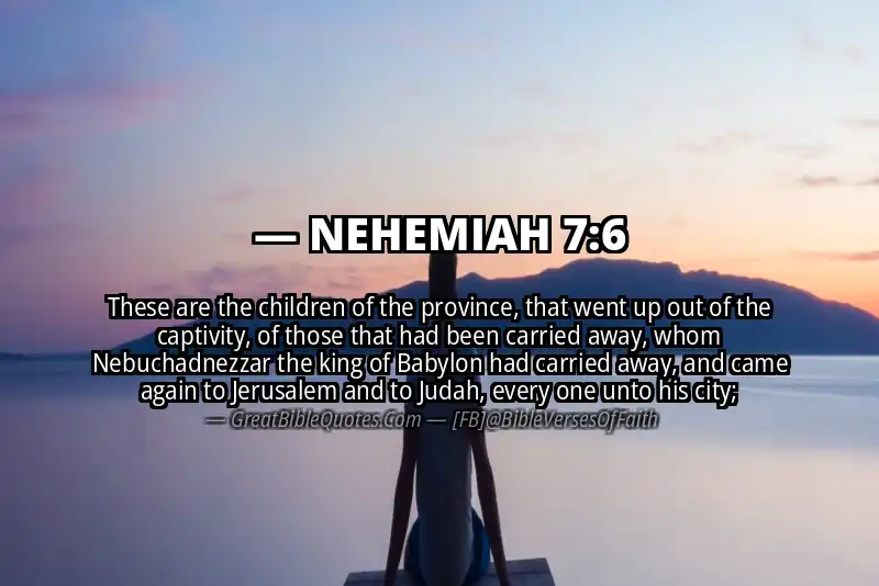 NEHEMIAH 7:6 Verse