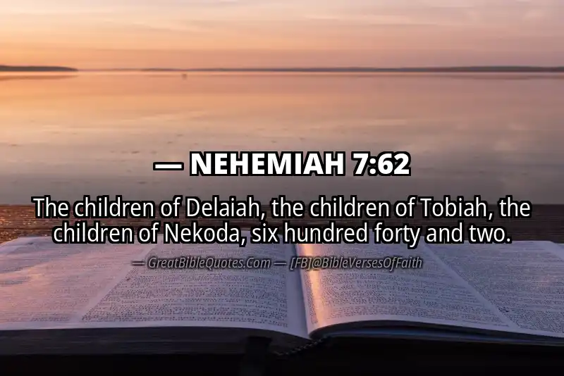 NEHEMIAH 7:62 Verse
