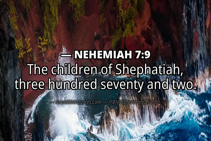 NEHEMIAH 7:9 Verse
