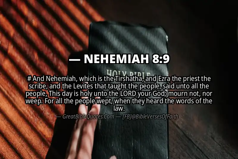 NEHEMIAH 8:9 Verse