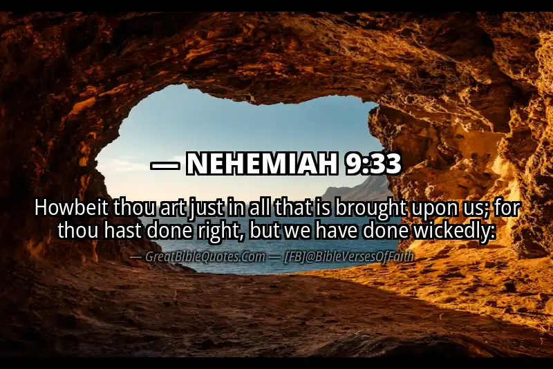 NEHEMIAH 9:33 Verse