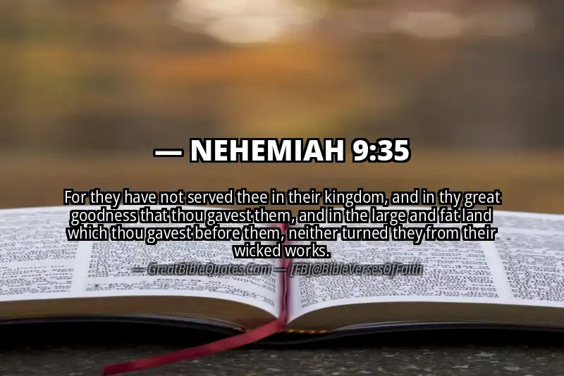 NEHEMIAH 9:35 Verse