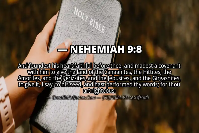 Image for NEHEMIAH 9:8 Bible verse