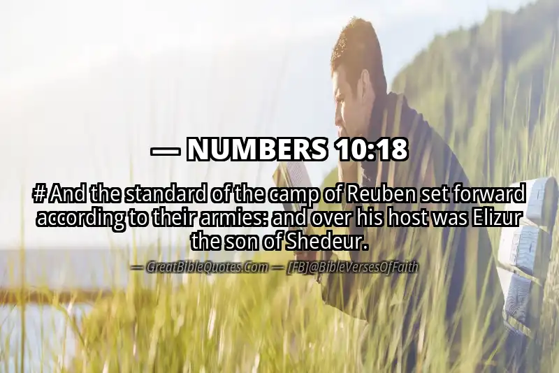 NUMBERS 10:18 Verse
