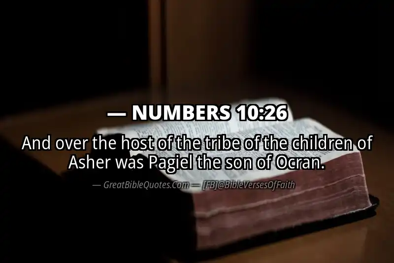 NUMBERS 10:26 Verse